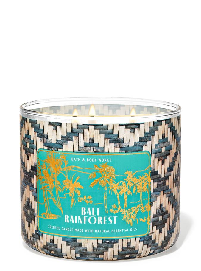 BATH AND BODY WORKS - BALI RAINFOREST SCENTED CANDLE
