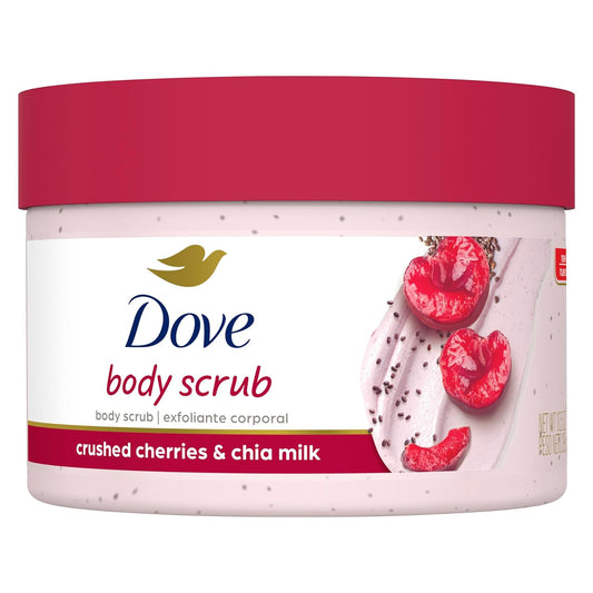 DOVE - BODY SCRUB (CRUSHED CHERRIES & CHIA MILK)