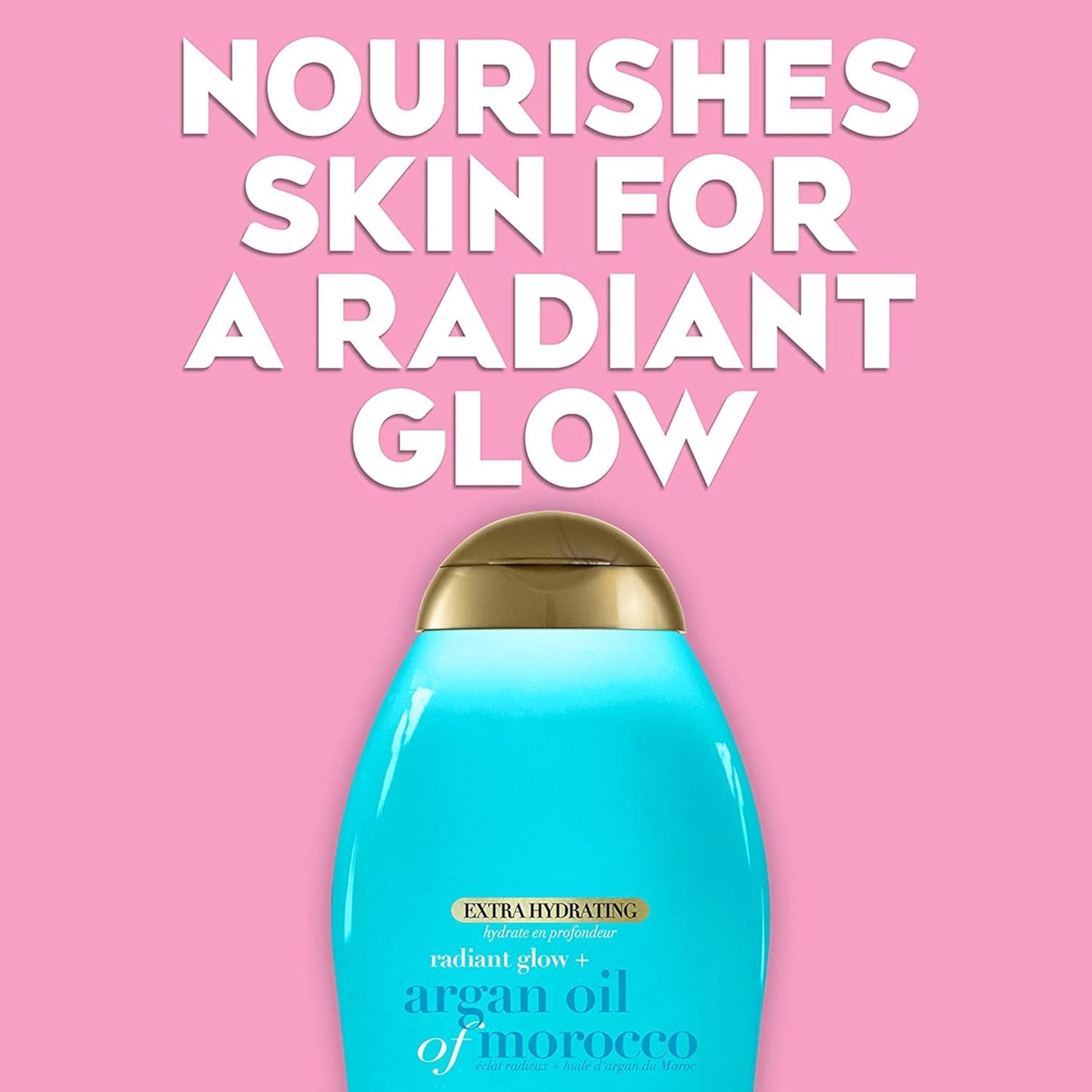 OGX - RADIANT GLOW + ARGAN OIL OF MOROCCO ECTRA HYDRATING BODY WASH