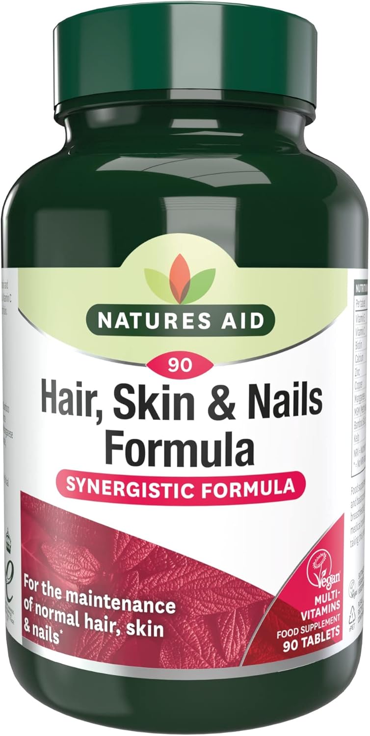 NATURES AID - HAIR, SKIN & NAILS FORMULA SYNERGISTIC FORMULA
