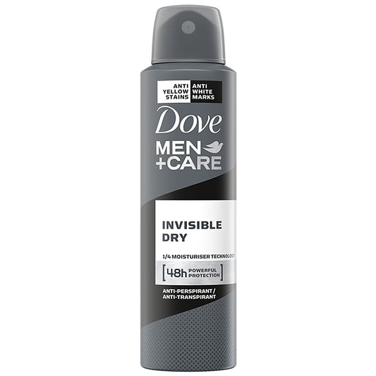 DOVE MEN + CARE ANTI - PERSPIRANT DEODORANT - INVISIBLE DRY