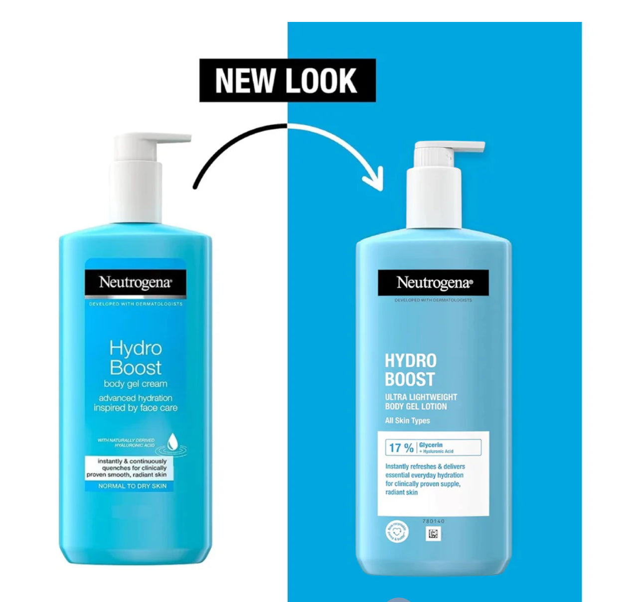 NEUTROGENA HYDRO BOOST - BODY GEL CREAM