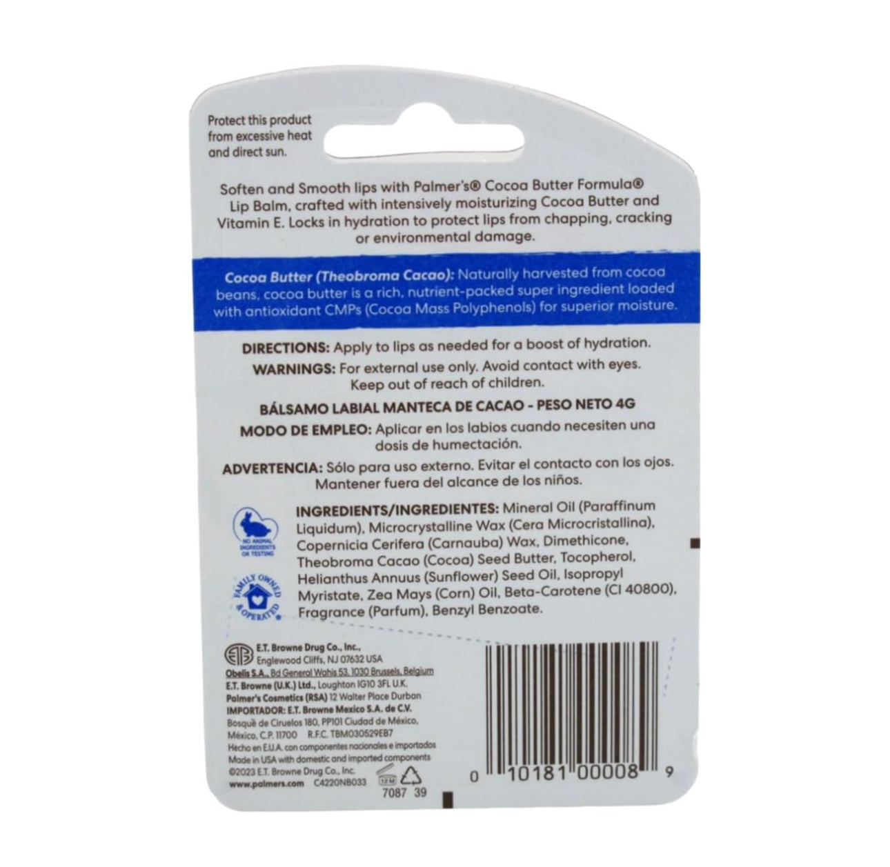 PALMER’S COCOA BUTTER LIP BALM