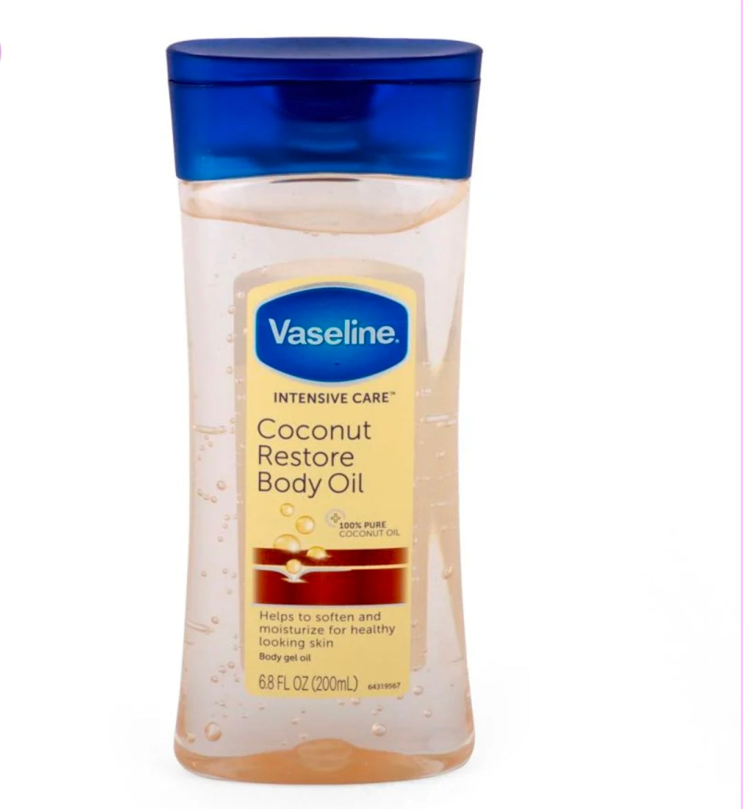 VASELINE COCONUT RESTORE BODY OIL