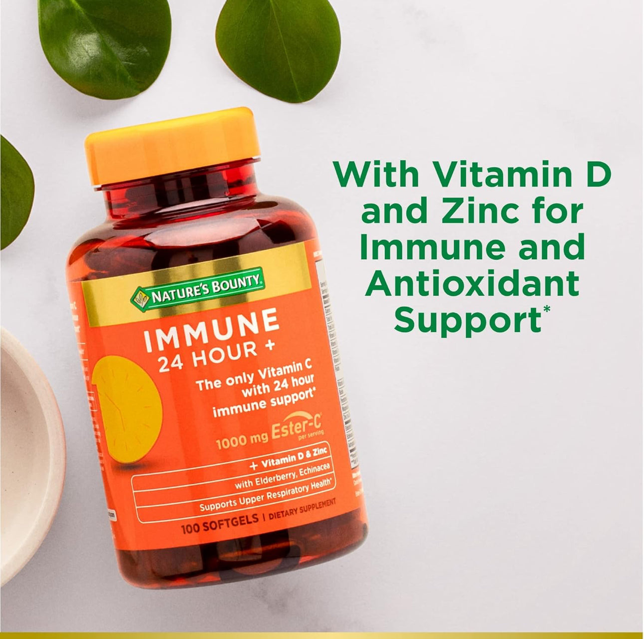 NATURE BOUNTY VITAMIN C 24 HOUR WITH ZINC & VITAMIN D