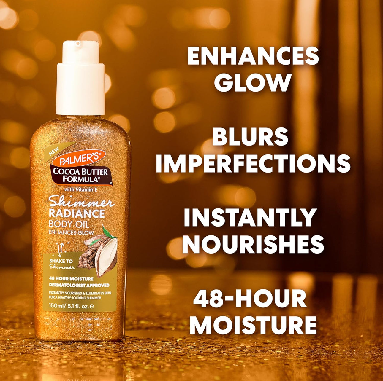PALMER’S COCOA BUTTER FORMU SHIMMER BODY OIL