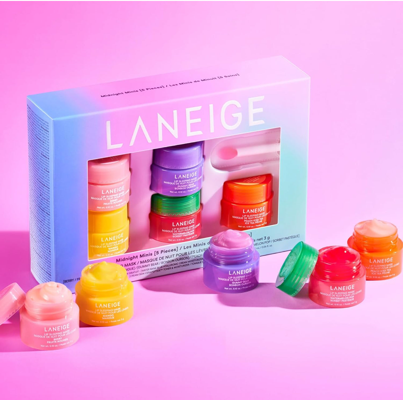 LANEIGE MIDNIGHT MINI LIP SLEEPING MASK SET