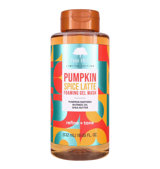 TREE HUT PUMPKIN SPICE LATTE FOAMING GEL WASH