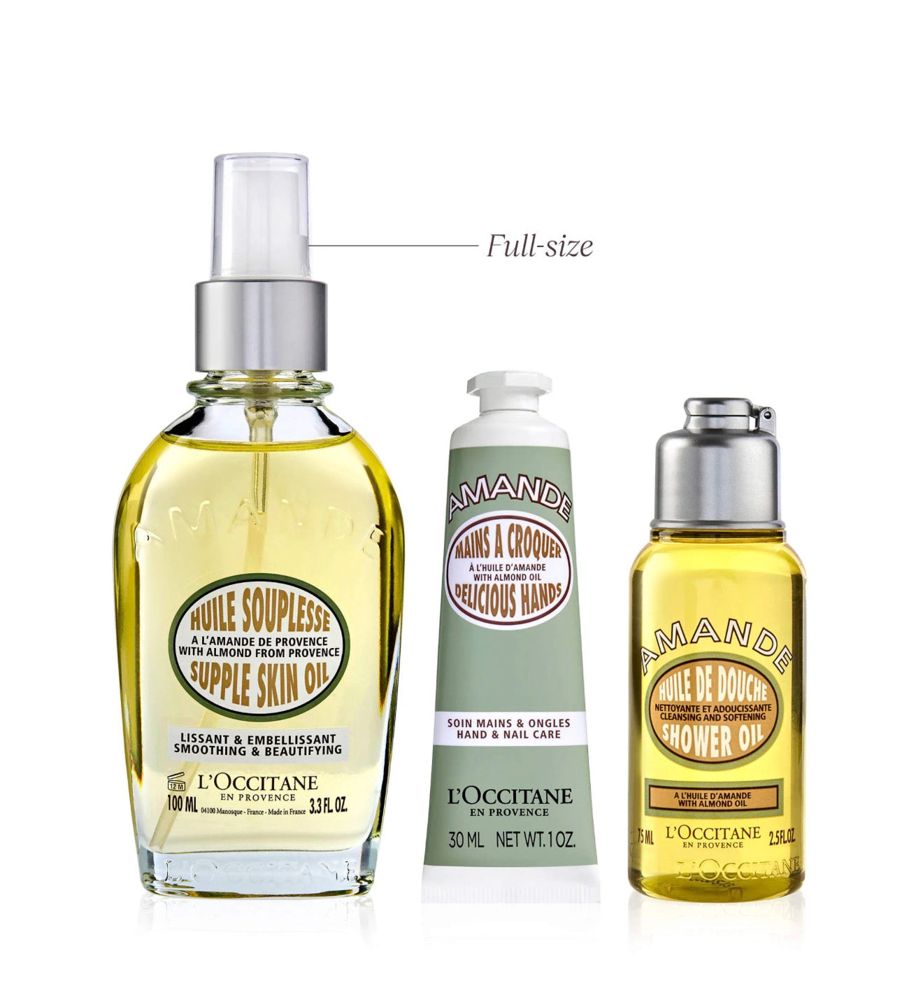 L’OCCITANE ALMOND FOREVER BODY & HAND GIFT SET