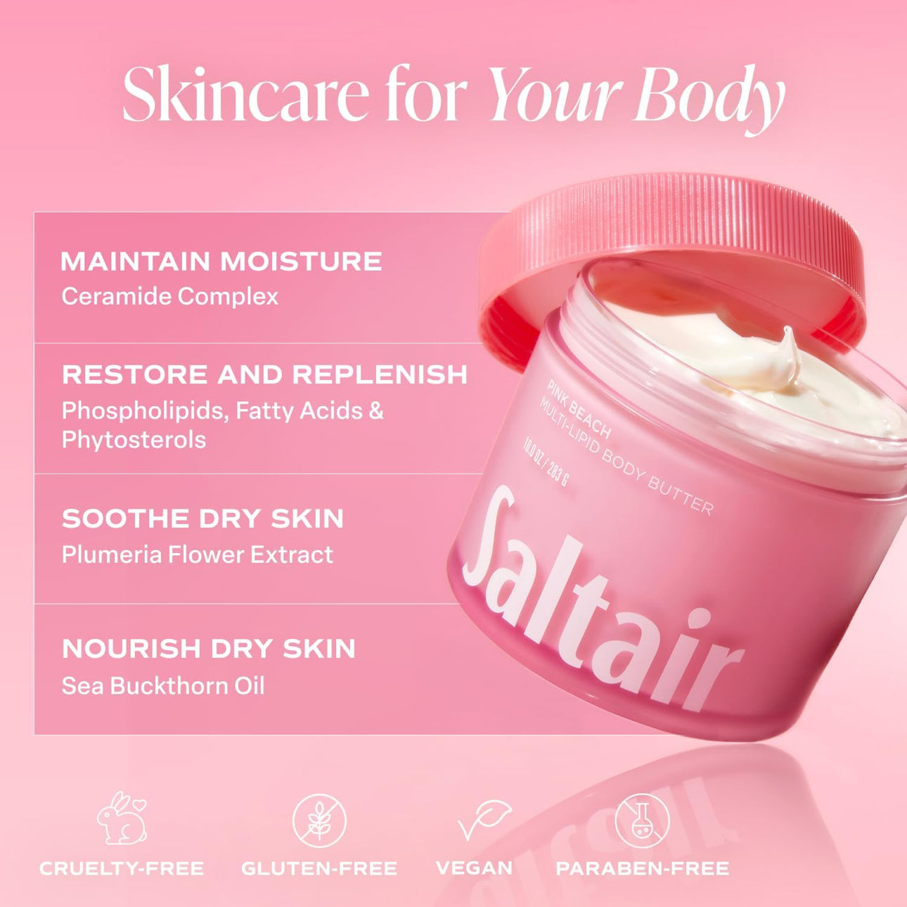 SALTAIR MULTI-LIPID BODY BUTTER - PINK BEACH