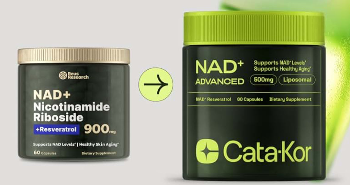 CATA-KOR NAD+ NICOTINAMIDE ROBISIDE + RESVERATROL - 900mg