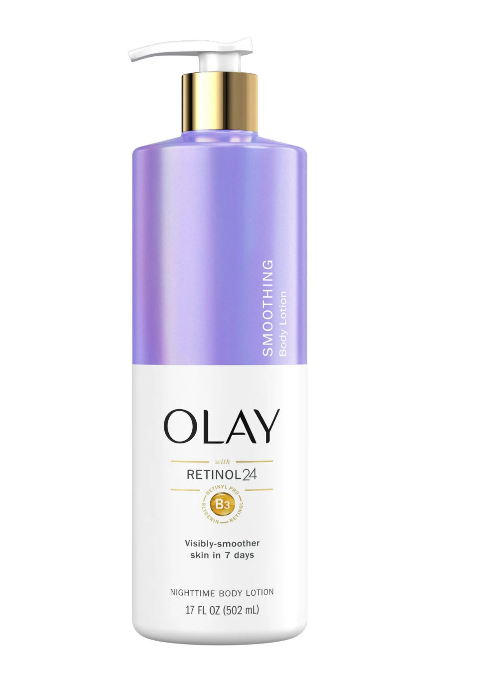 OLAY NIGHT TIME BODY LOTION WITH RETINOL 24 & VITAMIN B3
