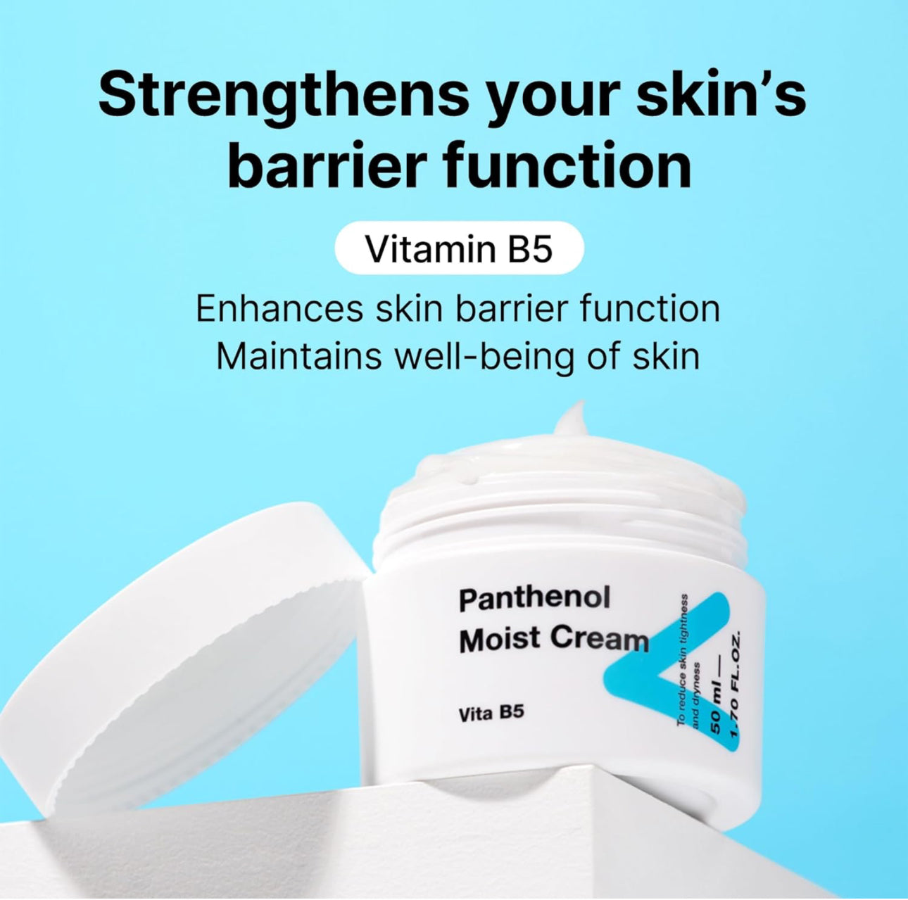 TIAM PANTHENOL MOIST CREAM, 10% PANTHENOL CREAM ( B5 VITAMIN)