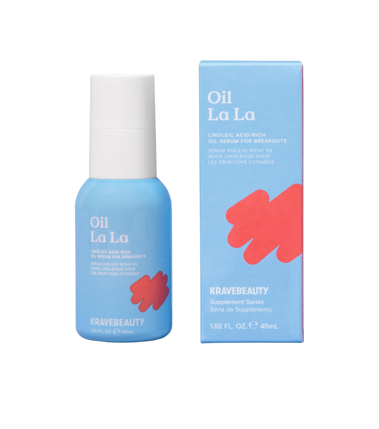 KRAVE BEAUTY OIL LA LA, LINOLEIC ACID-RICH OIL SERUM