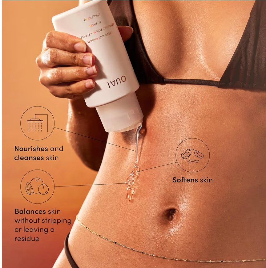 OUAI FOAMING BODY CLEANSER - ST. BARTS