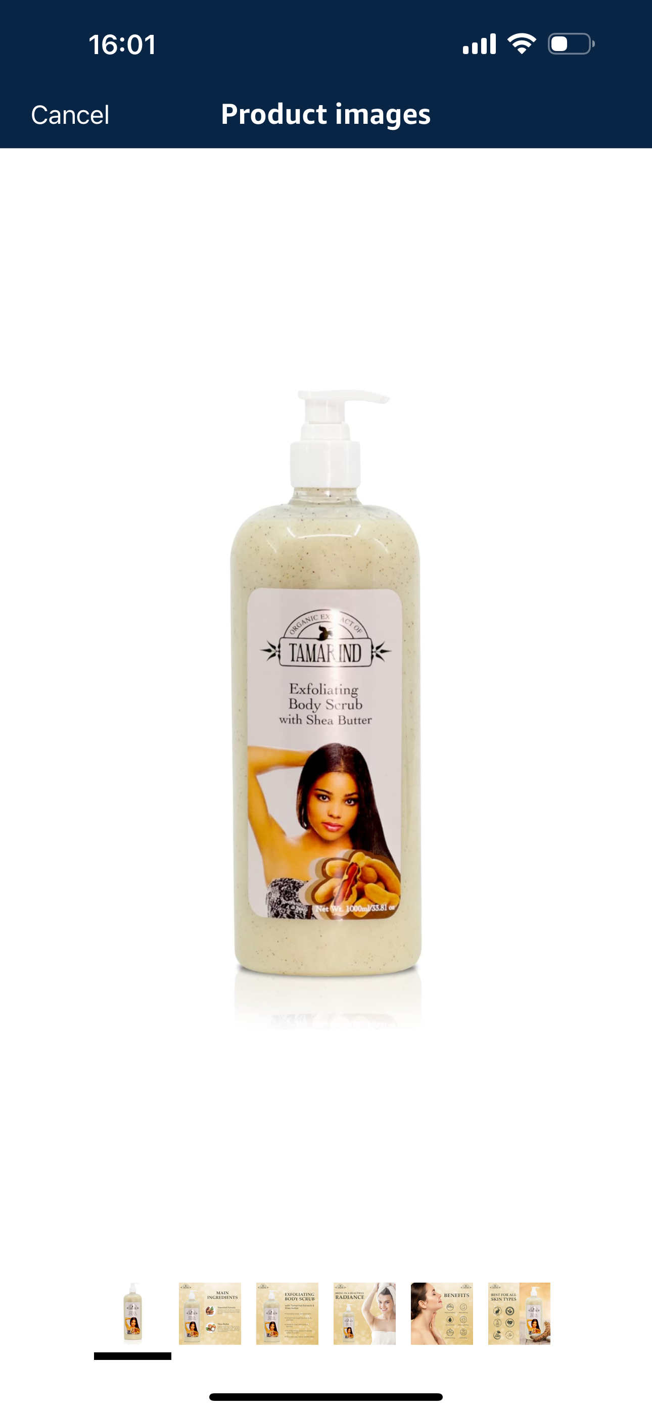ORGANIC EXTRACT OF TAMARIND EXFOLIATING BODY SCRUB