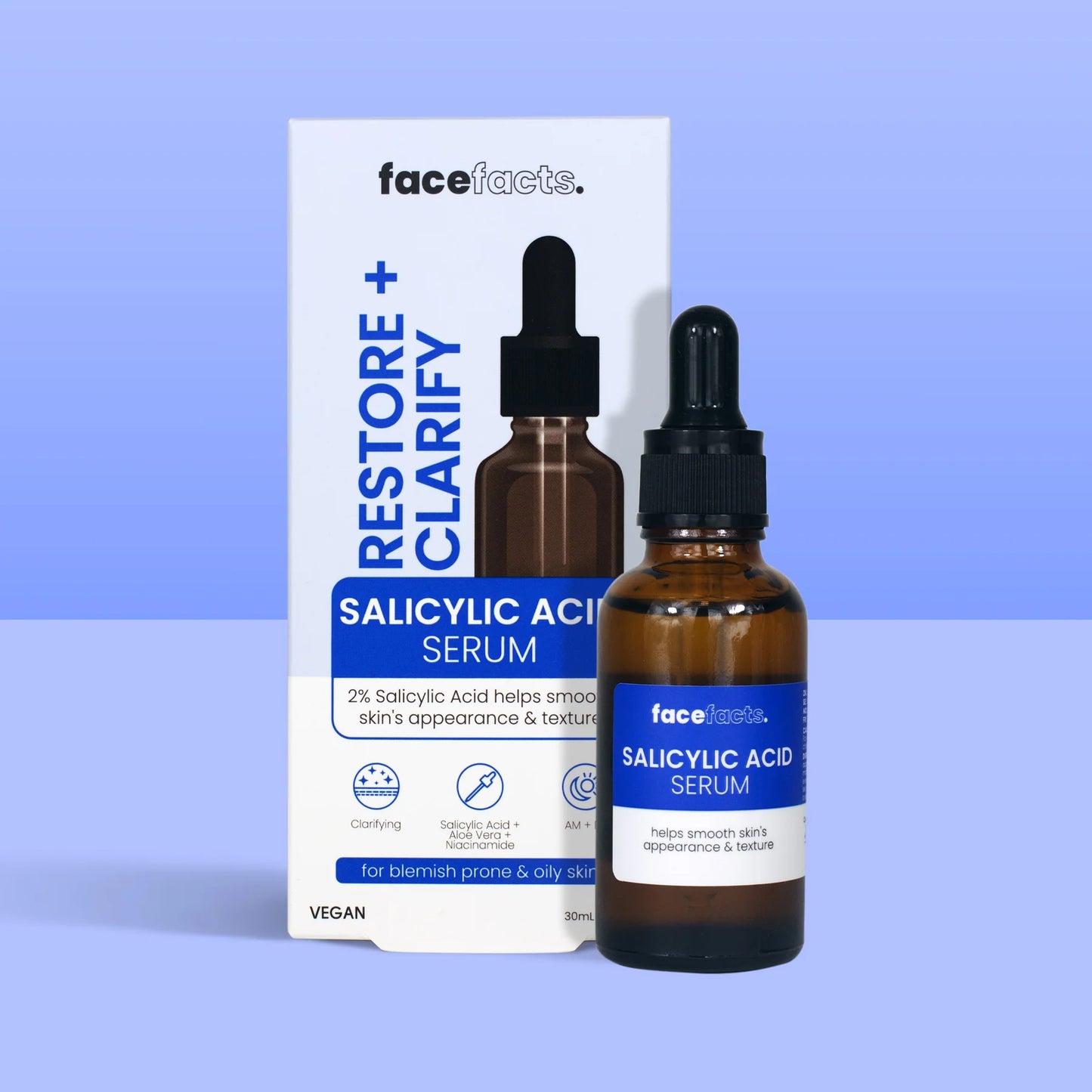 FACE FACTS RESTORE + CLARIFY SALICYLIC ACID SERUM