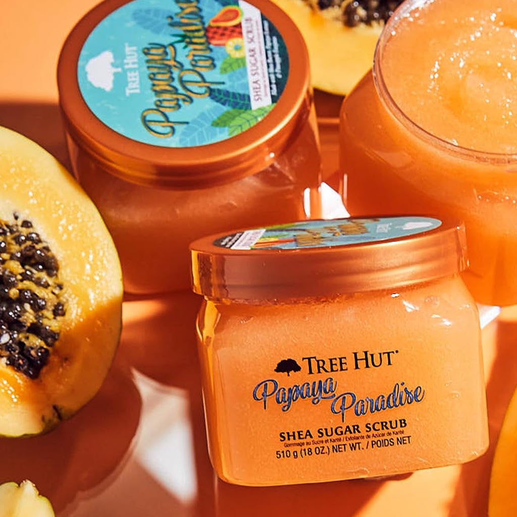 TREE HUT SHEA SUGAR SCRUB 'PAPAYA PARADISE'
