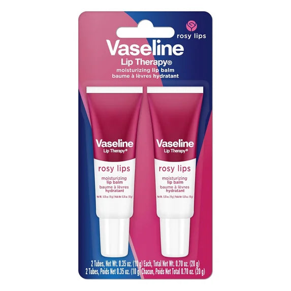 VASELINE LIP THERAPY ROSY LIPS 2 TUBES