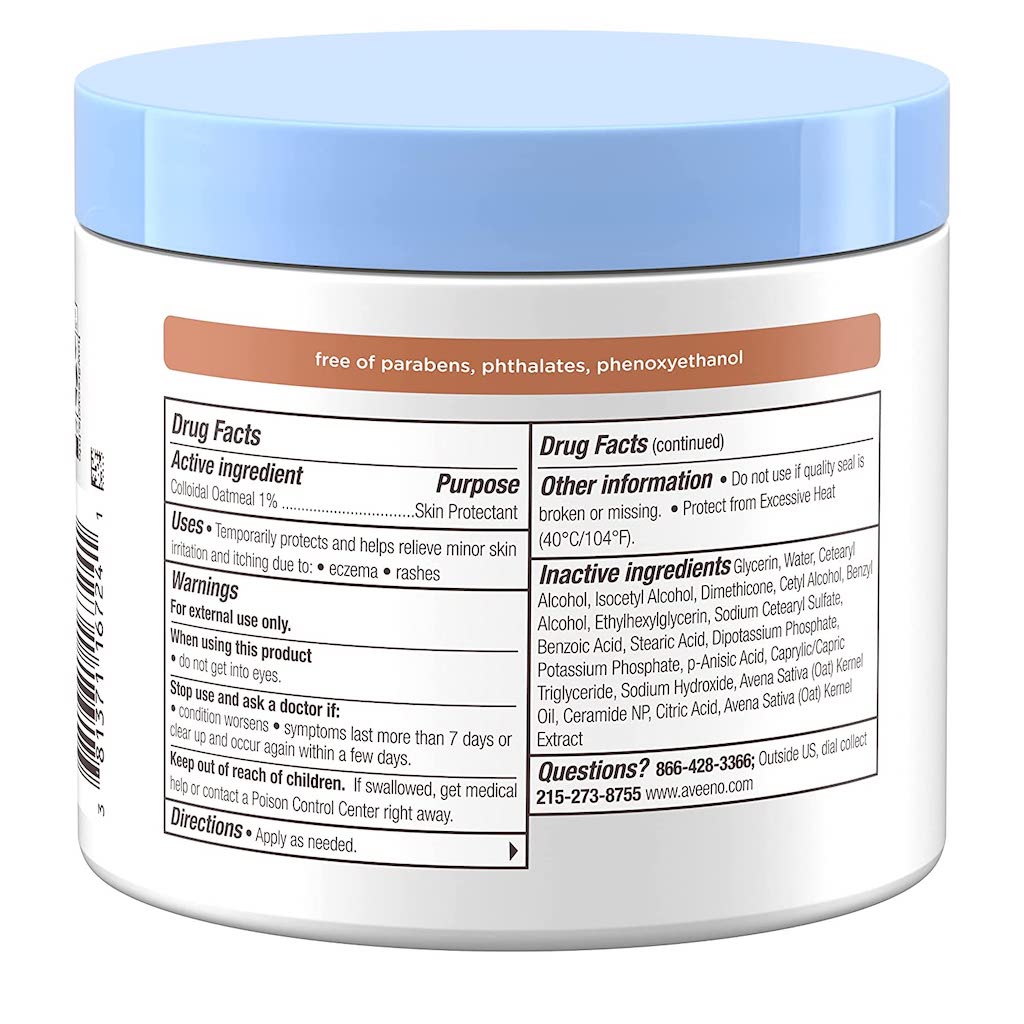 AVEENO BABY ECZEMA THERAPY NIGHTTIME BALM, SKIN PROTECTANT FOR ECZEMA RELIEF
