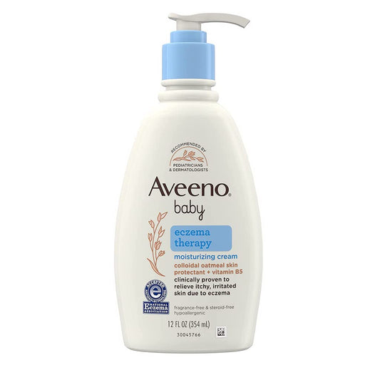 AVEENO BABY ECZEMA THERAPY MOISTURIZING CREAM WITH COLLOIDAL OATMEAL, SKIN PROTECTANT + VITAMIN B5