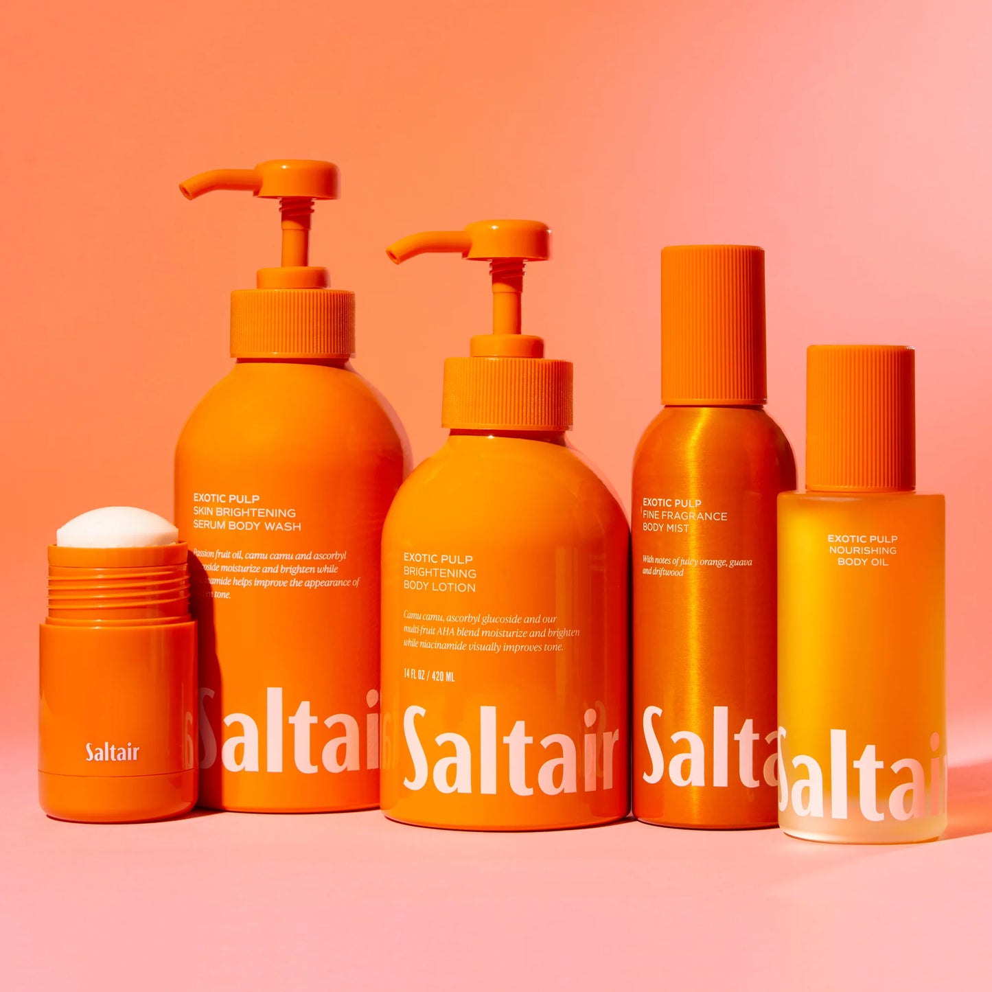 SALTAIR EXOTIC PULP SKIN BRIGTHENING SERUM BODY WASH