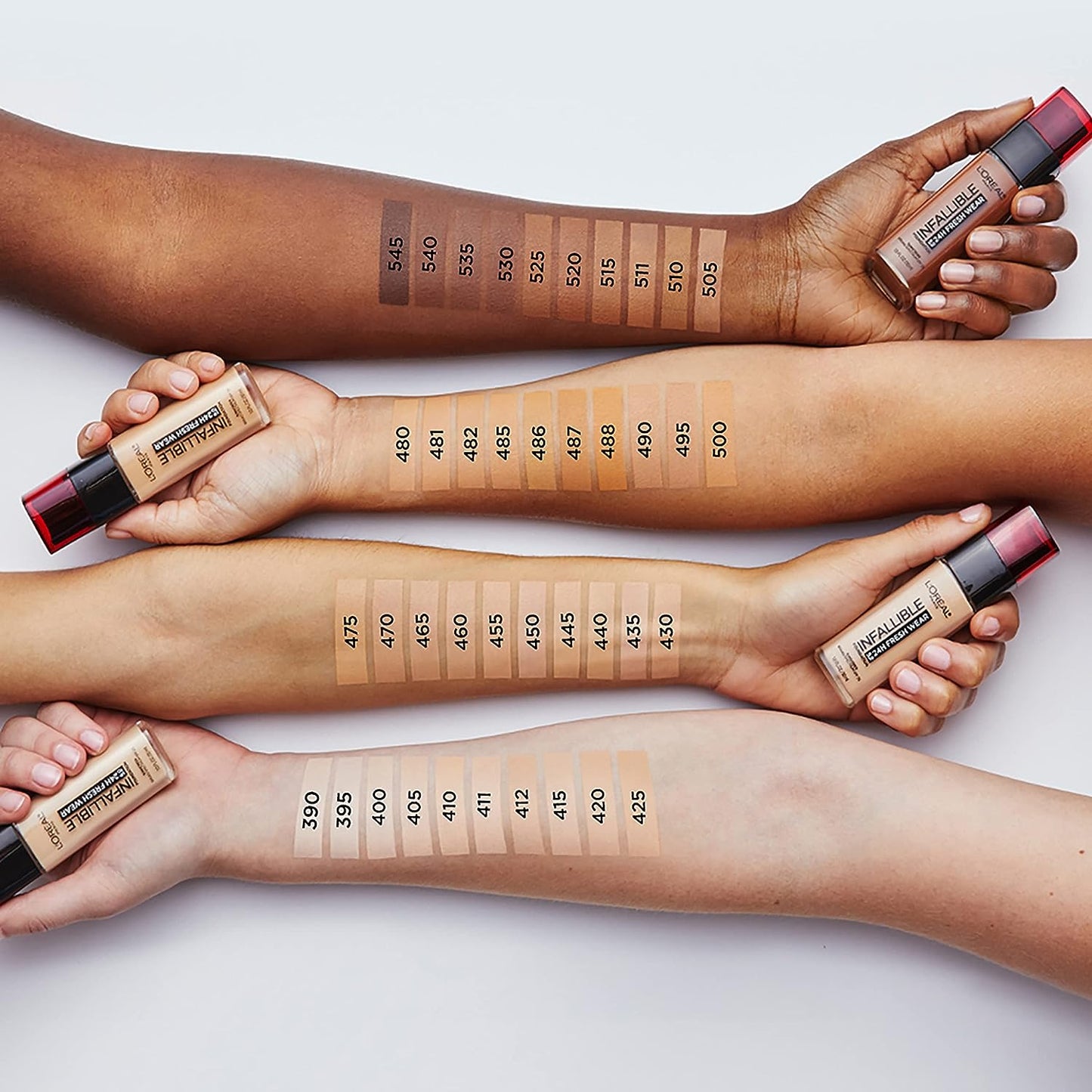 L'OREAL UPTO 24HR INFALLIBLE FRESH WEAR FOUNDATION