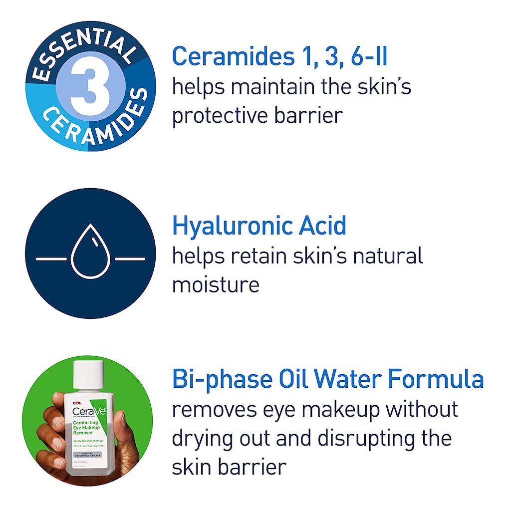 CERAVE COMFORTING EYE MAKEUP REMOVER