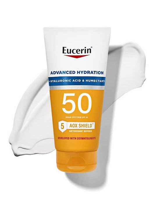 EUCERIN SUN ADVANCED HYDRATION SPF 50 SUNSCREEN LOTION