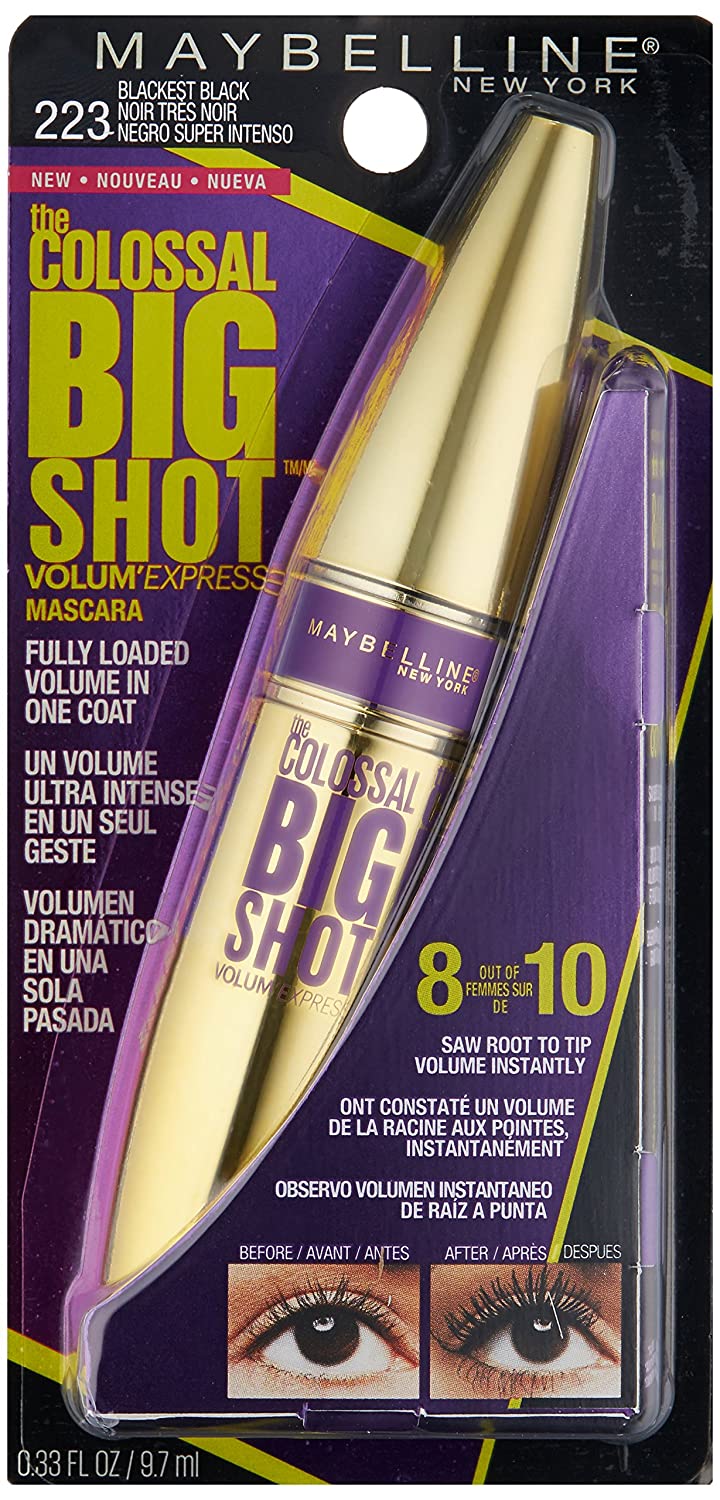 MAYBELLINE BIG SHOT WASHABLE VOLUM EXPRESS MASCARA