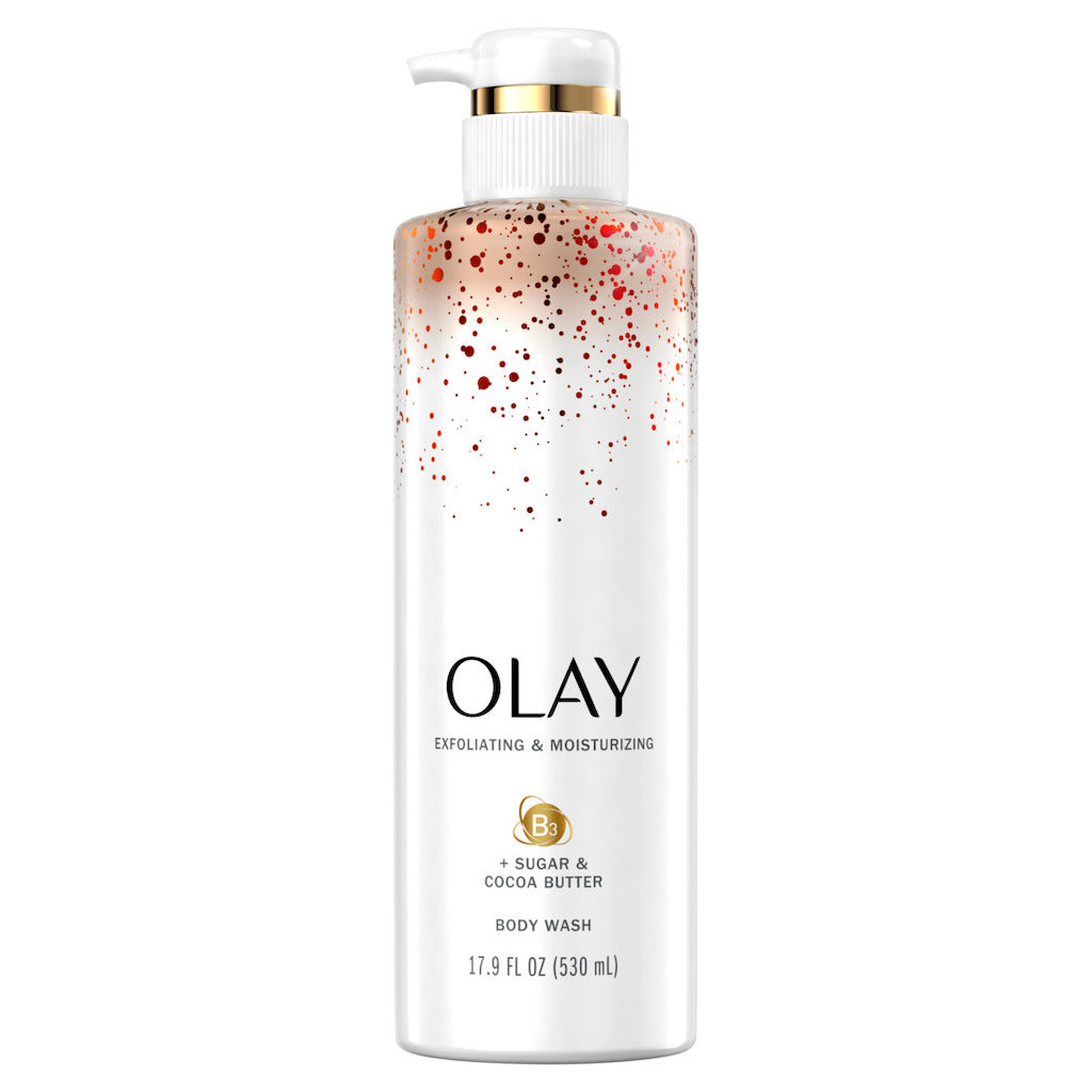 OLAY EXFOLIATING BODY WASH SUGAR & COCOA BUTTER