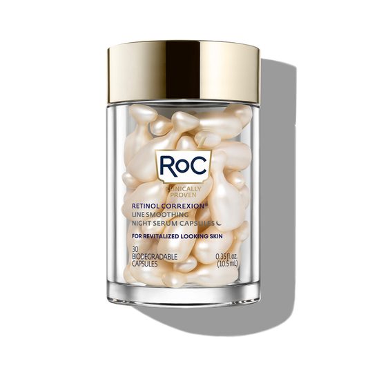 ROC SKINCARE RETINOL CORREXION LINE SMOOTHING NIGHT SERUM CAPSULES