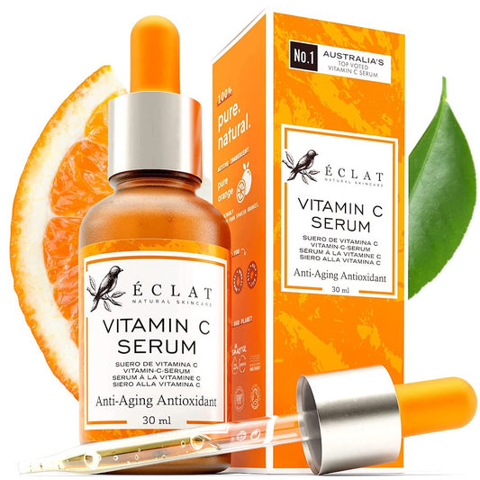 ECLAT NATURAL SKINCARE 20% VITAMIN C SERUM ANTI-AGING ANTIOXIDANT