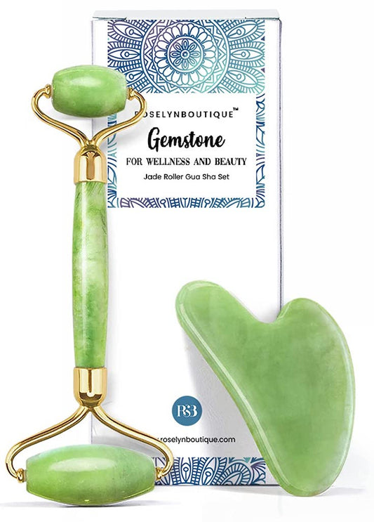 JADE ROLLER GUA SHA SET
