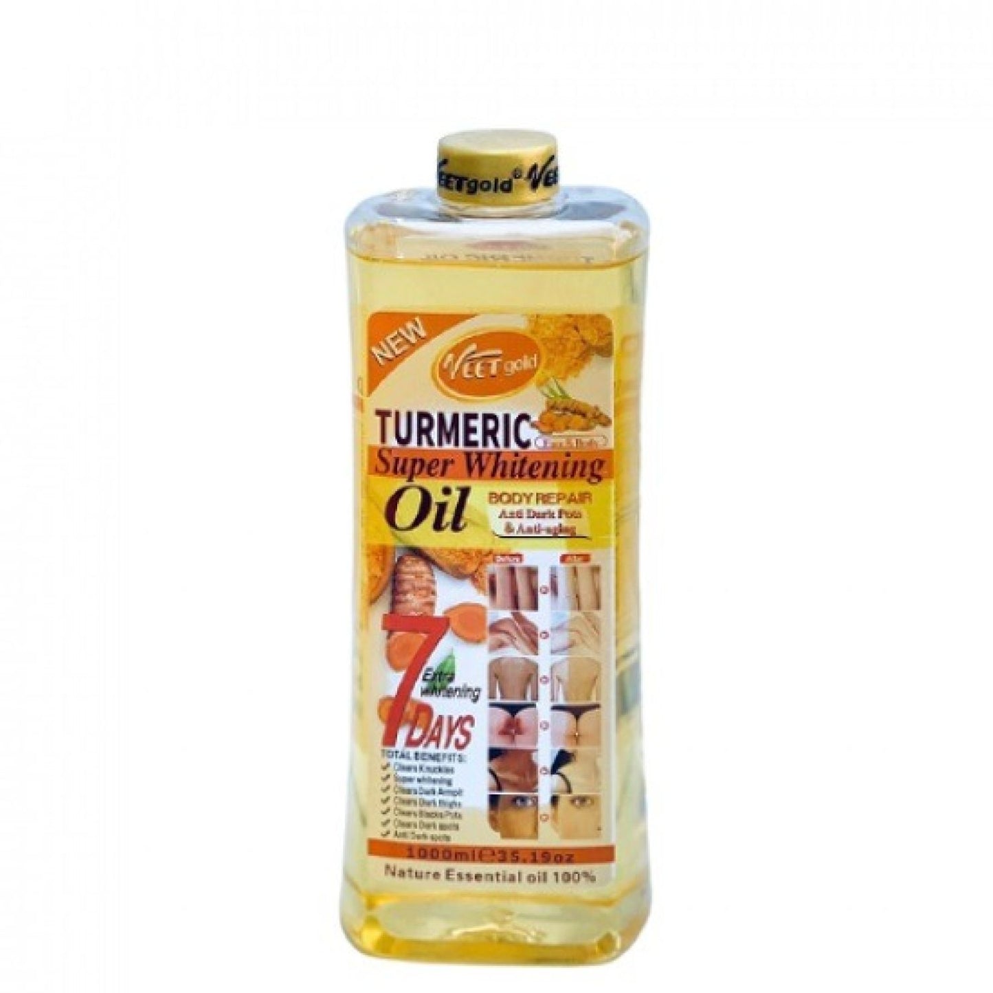 VEET GOLD TUMERIC SUPER WHITEENING OIL