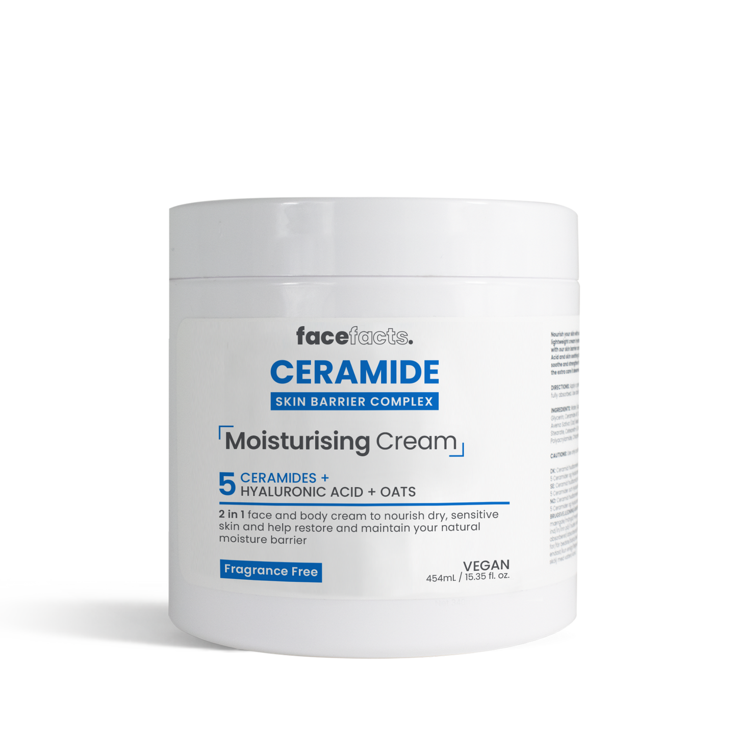 FACE FACTS CERAMIDE MOISTURIZING BODY CREAM