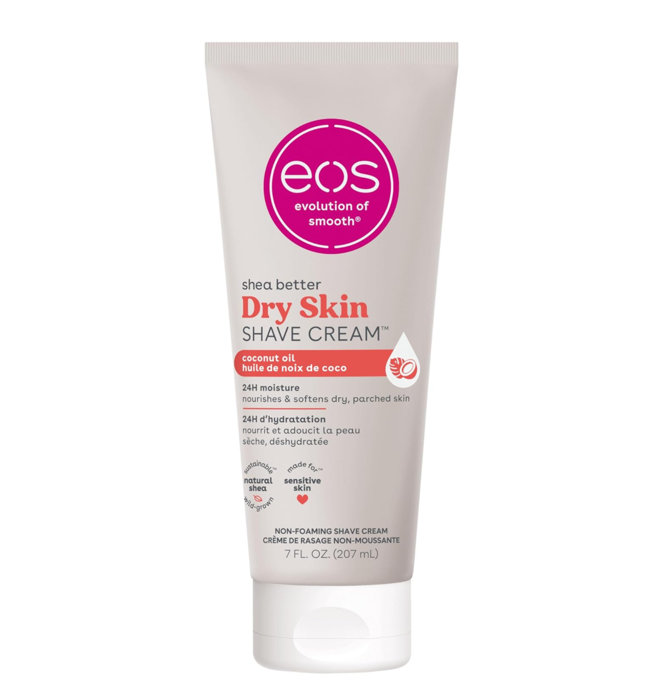 EOS SHEA BETTER DRY SKIN SHAVE CREAM ‘COCONUT OIL’