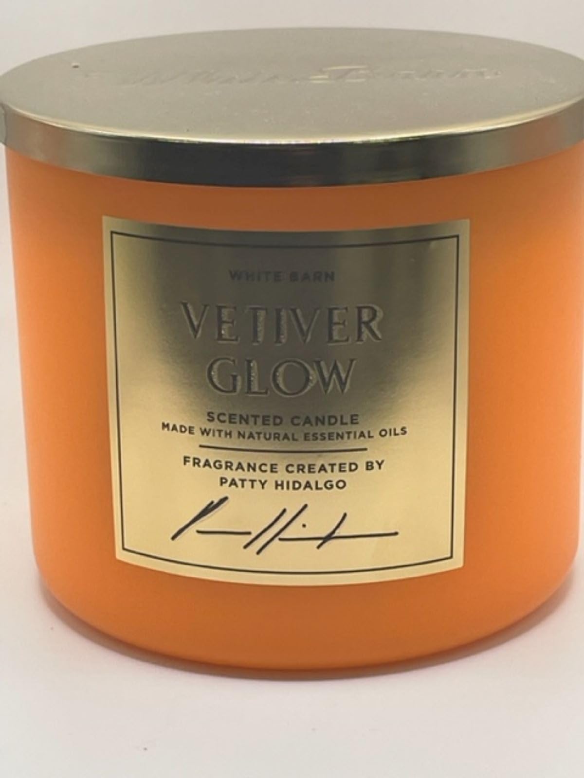 BATH AND BODY WORKS - VETIVER GLOW SCENTED CANDLE