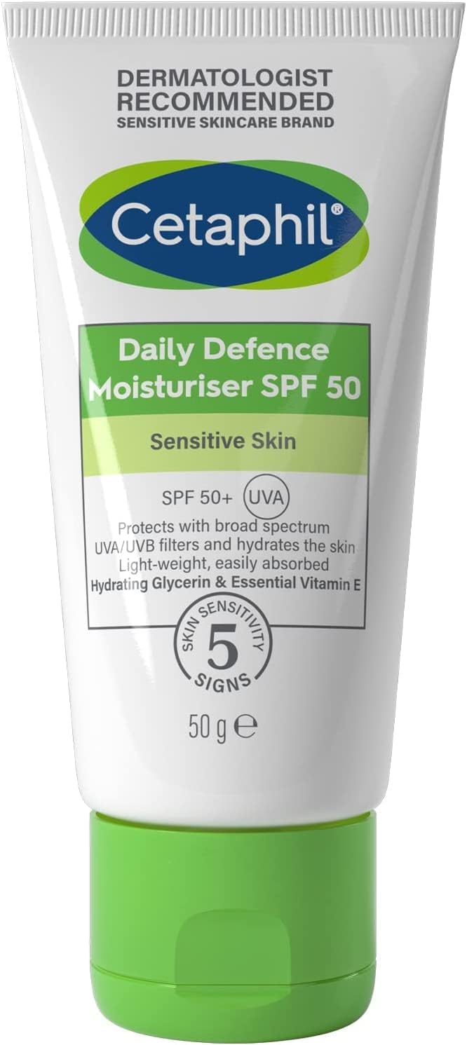 CETAPHIL DAILY DEFENSE MOISTURIZER SPF 50-SENSITIVE SKIN