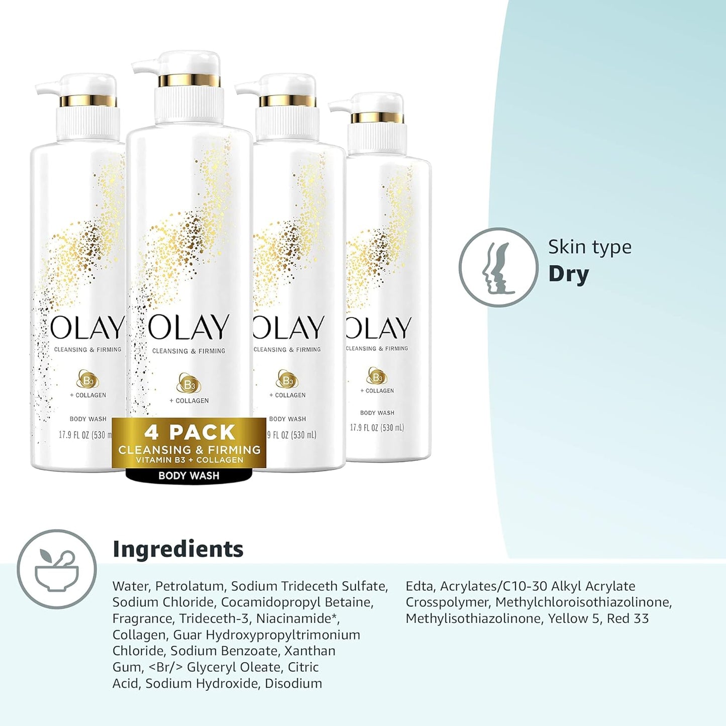 OLAY COLLAGEN PEPTIDE HYDRATING BODY WASH