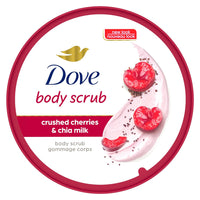 DOVE - BODY SCRUB (CRUSHED CHERRIES & CHIA MILK)