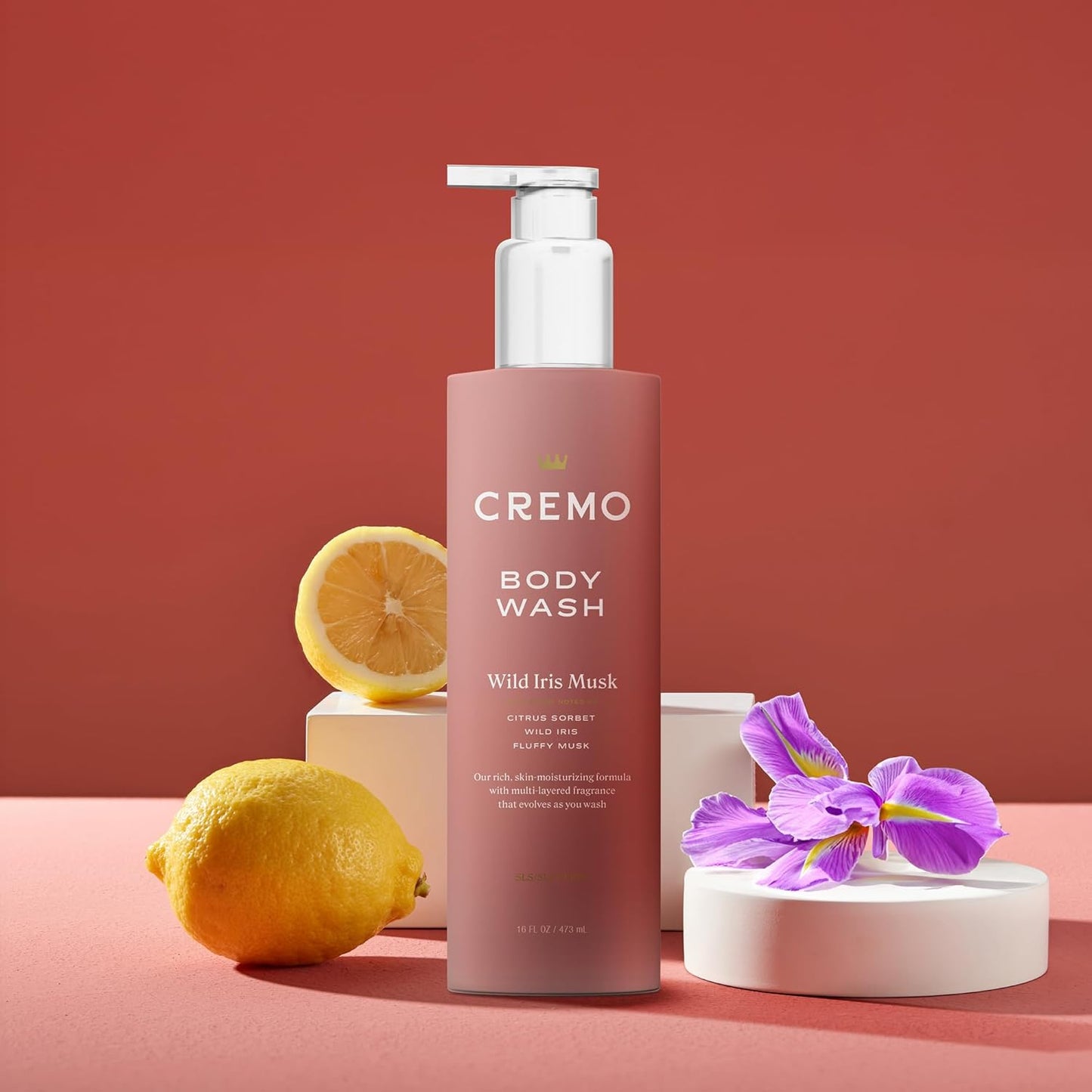 CREMO BODY WASH WILD IRIS MUSK