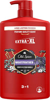 OLD SPICE NIGHT PANTHER BODY,HAIR & FACE WASH