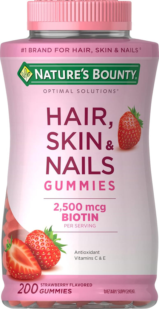 NATURES BOUNTY - HAIR, SKIN & NAILS GUMMIES - 80 GUMMIES