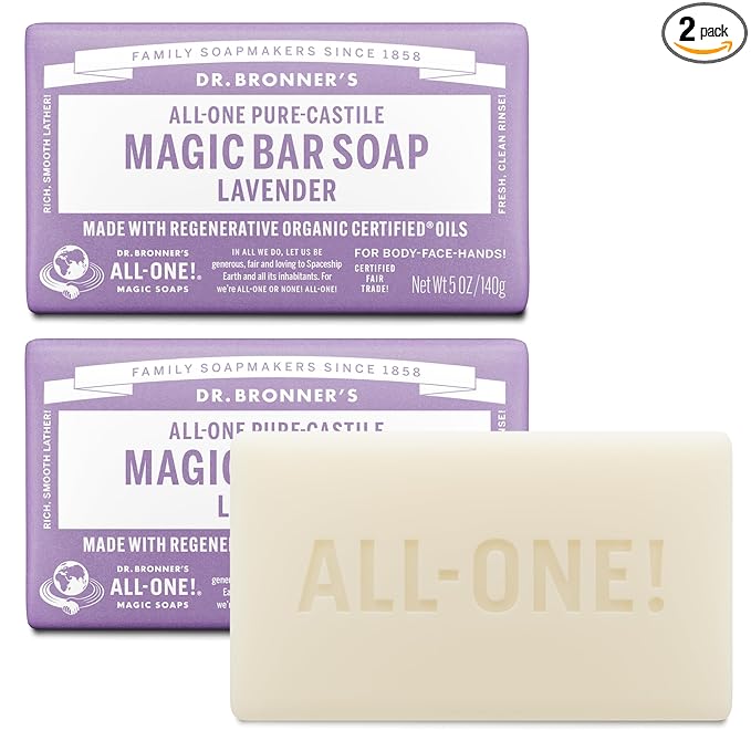 DR BRONNER'S - ALL ONE PURE CASTILE BAR SOAP