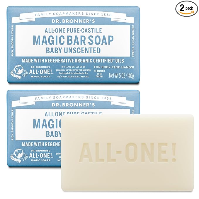 DR BRONNER'S - ALL ONE PURE CASTILE BAR SOAP