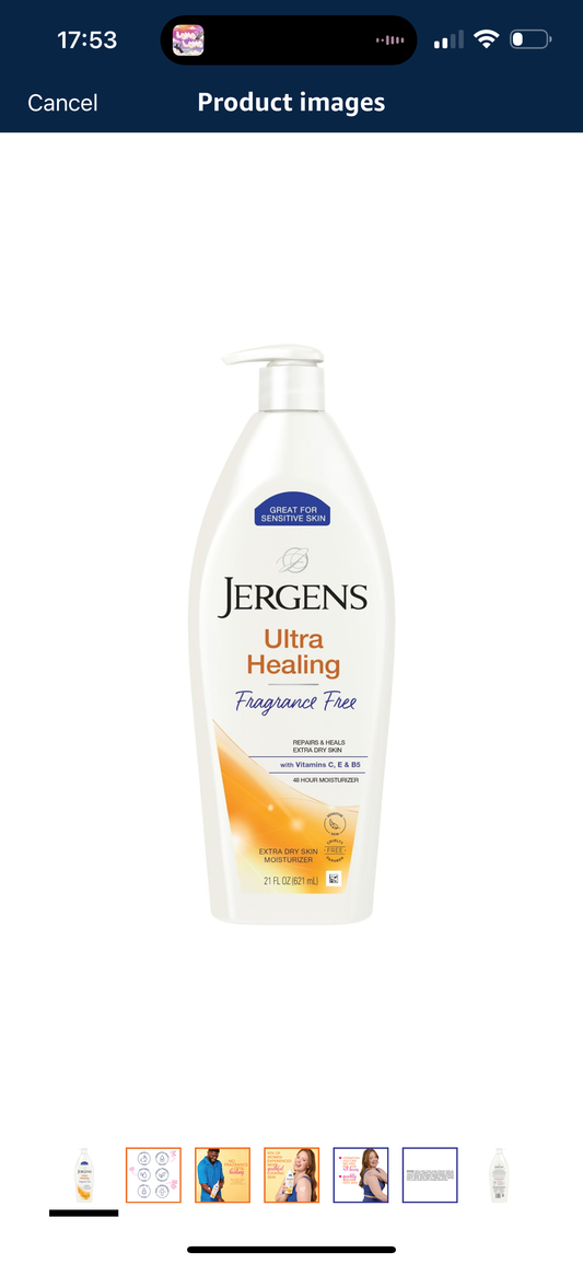 JERGENS ULTRA HEALING BODY LOTION