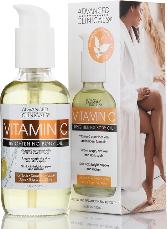 ADVANCED CLINICALS VITAMIN C BRIGHTENING BODY OIL