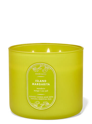 WHITE BARN 3 WICK CANDLE 'ISLAND MARGARITA'