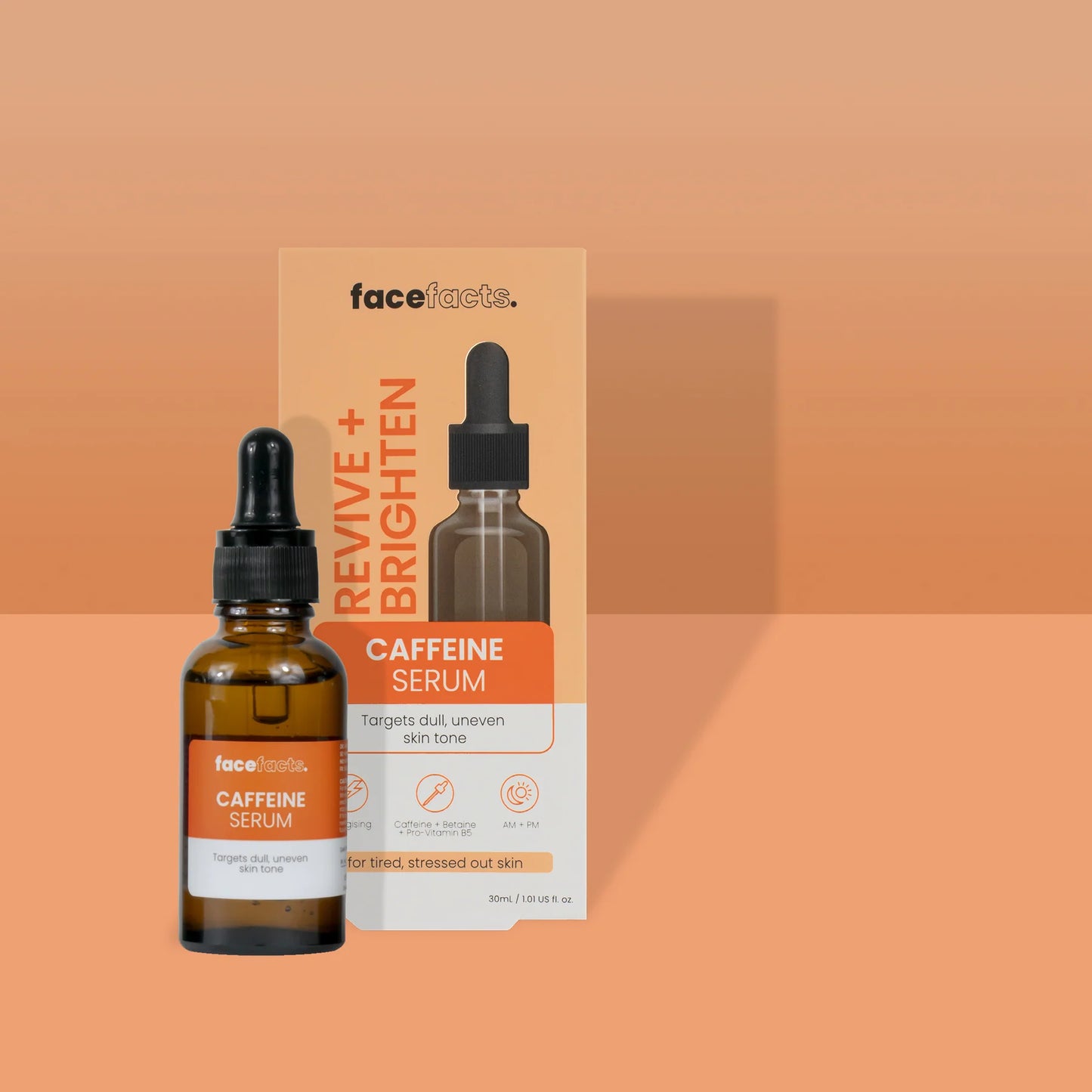 FACE FACTS REVIVE + BRIGHTEN CAFFEINE SERUM